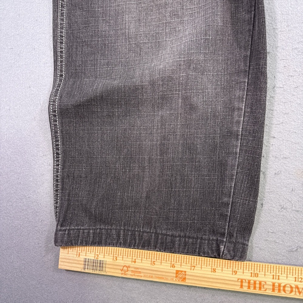 Vintage Southpole Jeans Mens 36x30 Black Baggy Y2K Grunge Red Tab Hip Hop 2000s - Picture 5 of 11